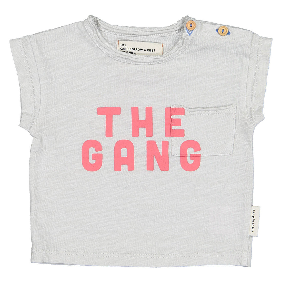 Piupiuchick Light Grey The Gang T-Shirt