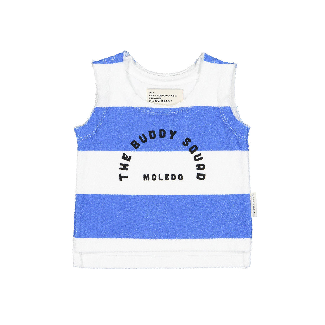 Piupiuchick Blue Stripes The Buddy Squad Tank