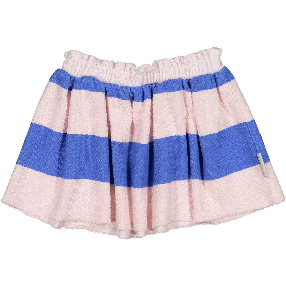 Piupiuchick Light Pink Stripe Jersey Knee Skirt