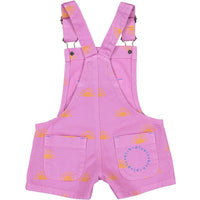 Piupiuchick Violet Sun Allover Dungarees