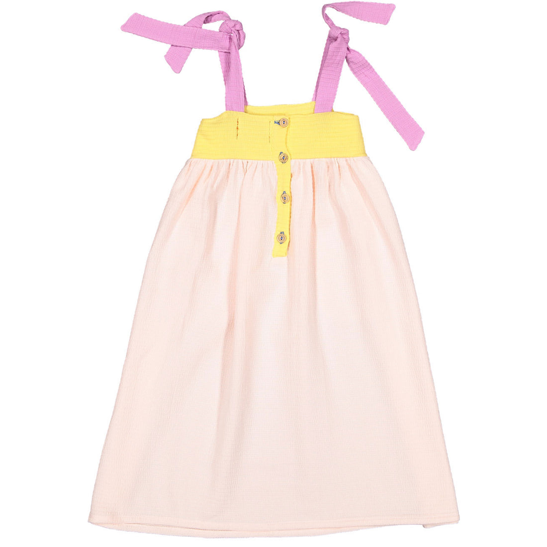 Piupiuchick Multi Color Textured Long Pocket Dress
