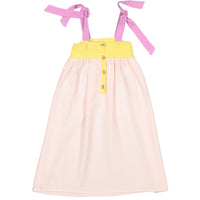 Piupiuchick Multi Color Textured Long Pocket Dress