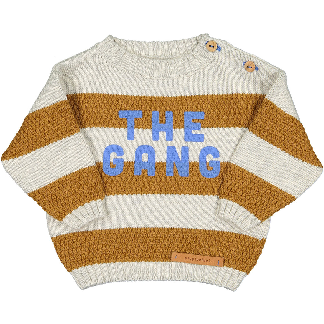 Piupiuchick Brown Stripe The Gang Sweater