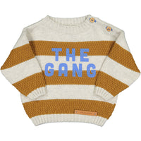 Piupiuchick Brown Stripe The Gang Sweater