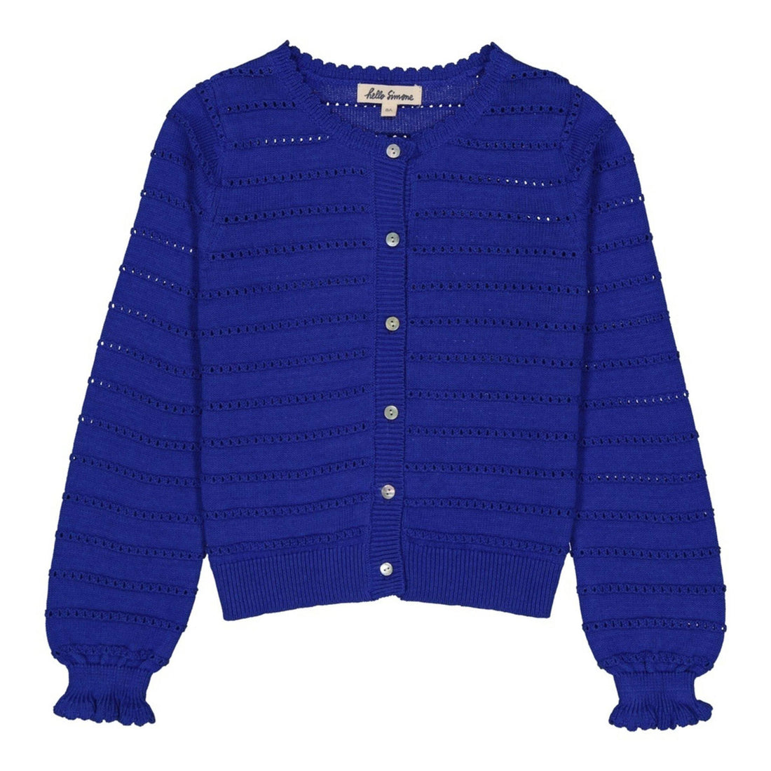 Hello Simone Blue Julia cardigan