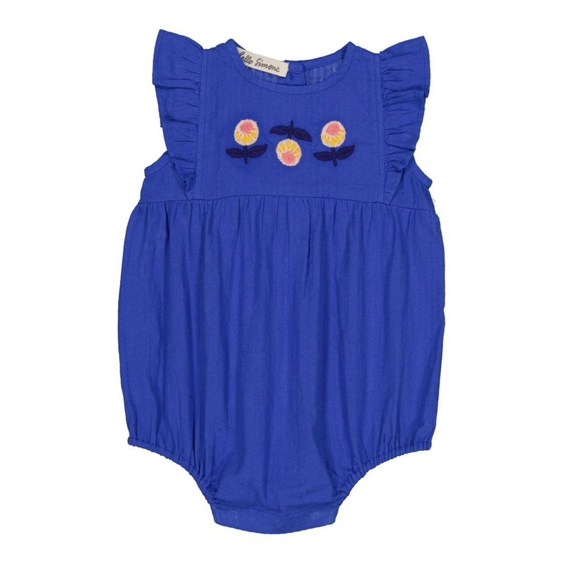 Hello Simone Blue Flower Titi overall