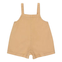 Tiny Cottons Almond Solid Baby Dungaree