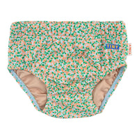 Tiny Cottons Pale Blue/Light Papaya Meadow Bloomer