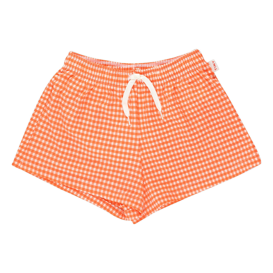 Tiny Cottons Light Cream/Summer Red Vichy Trunks