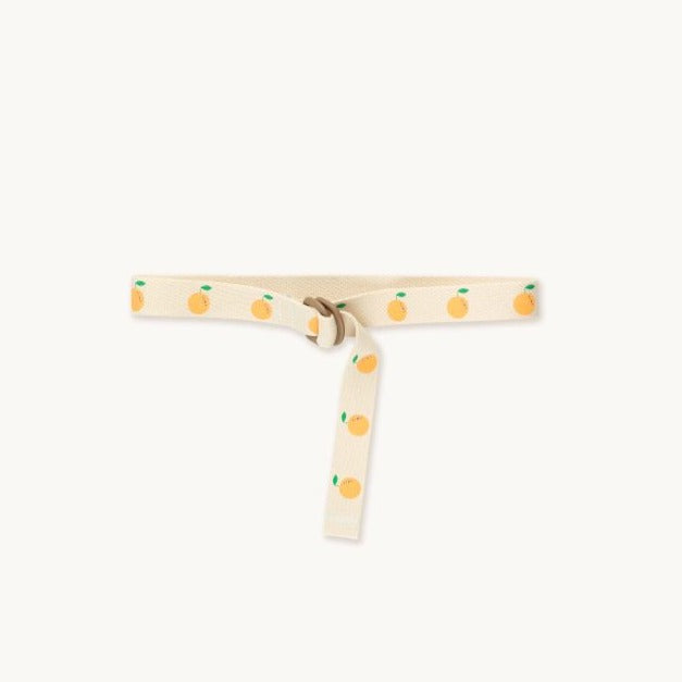 Tiny Cottons Light Cream/Orange Oranges Belt