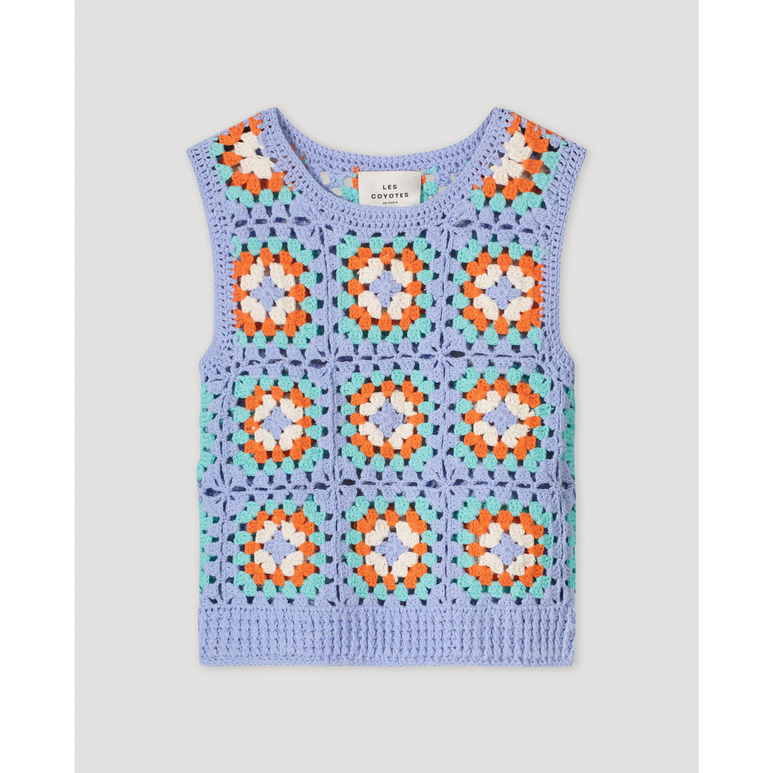 Les Coyotes De Paris Crochet Sweater Vest