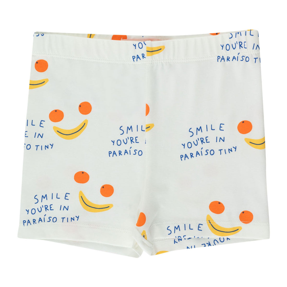 Tiny Cottons Off-White Smile Short