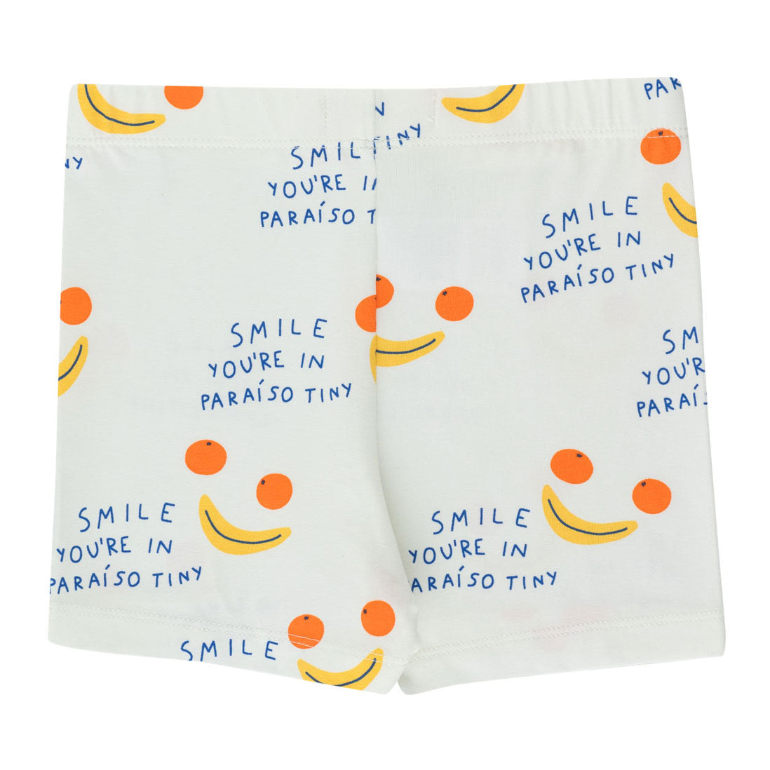 Tiny Cottons Off-White Smile Short