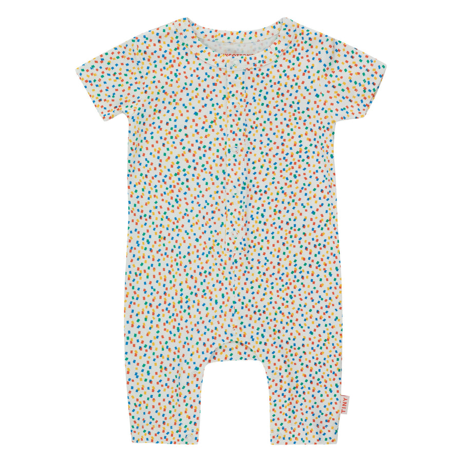 Tiny Cottons Off-White Confetti One-Piece