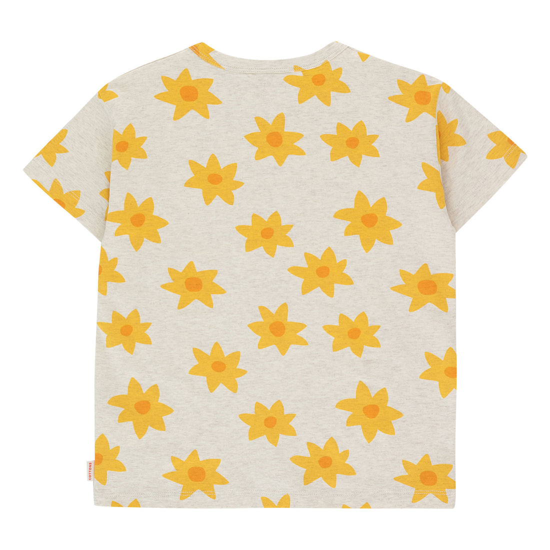 Tiny Cottons Light Cream Heather Starfruit Tee