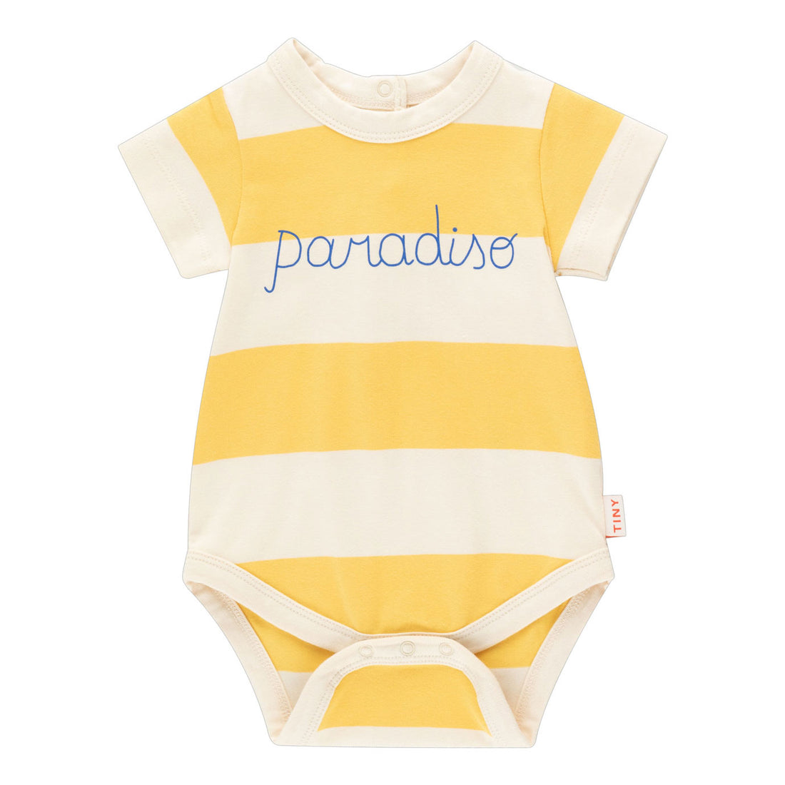 Tiny Cottons Light Cream/Yellow Paradiso Stripes Body
