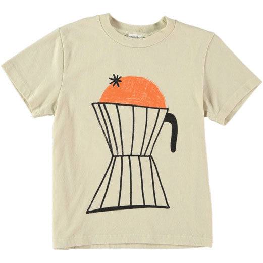 Picnik Raw White Orange Pitcher Tee