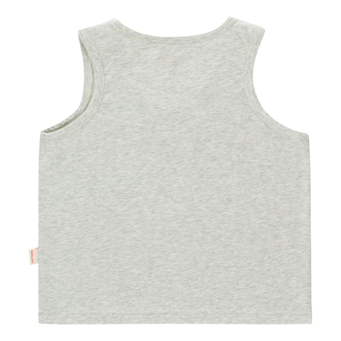 Tiny Cottons Light Grey Heather Samba Shoes Tank Top