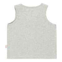 Tiny Cottons Light Grey Heather Samba Shoes Tank Top