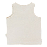 Tiny Cottons Light Cream Heather/Pale Ochre El Pajaro Tank Top