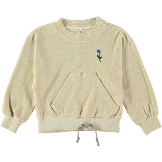 Picnik Raw White Pocket Sweatshirt