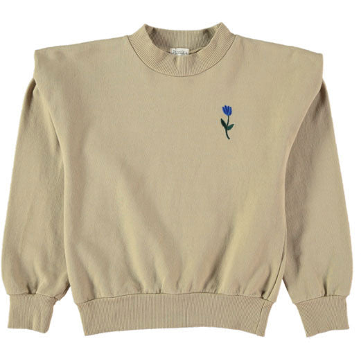 Picnik Camel Shoulder Pleat Sweatshirt