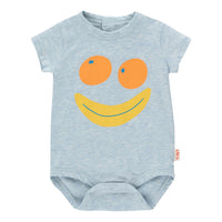 Tiny Cottons Light Blue Heather Smile Body