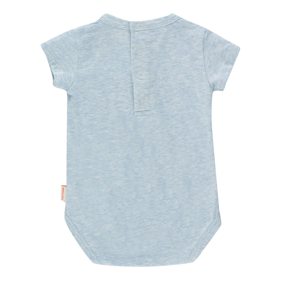 Tiny Cottons Light Blue Heather Smile Body