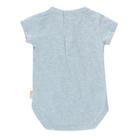 Tiny Cottons Light Blue Heather Smile Body