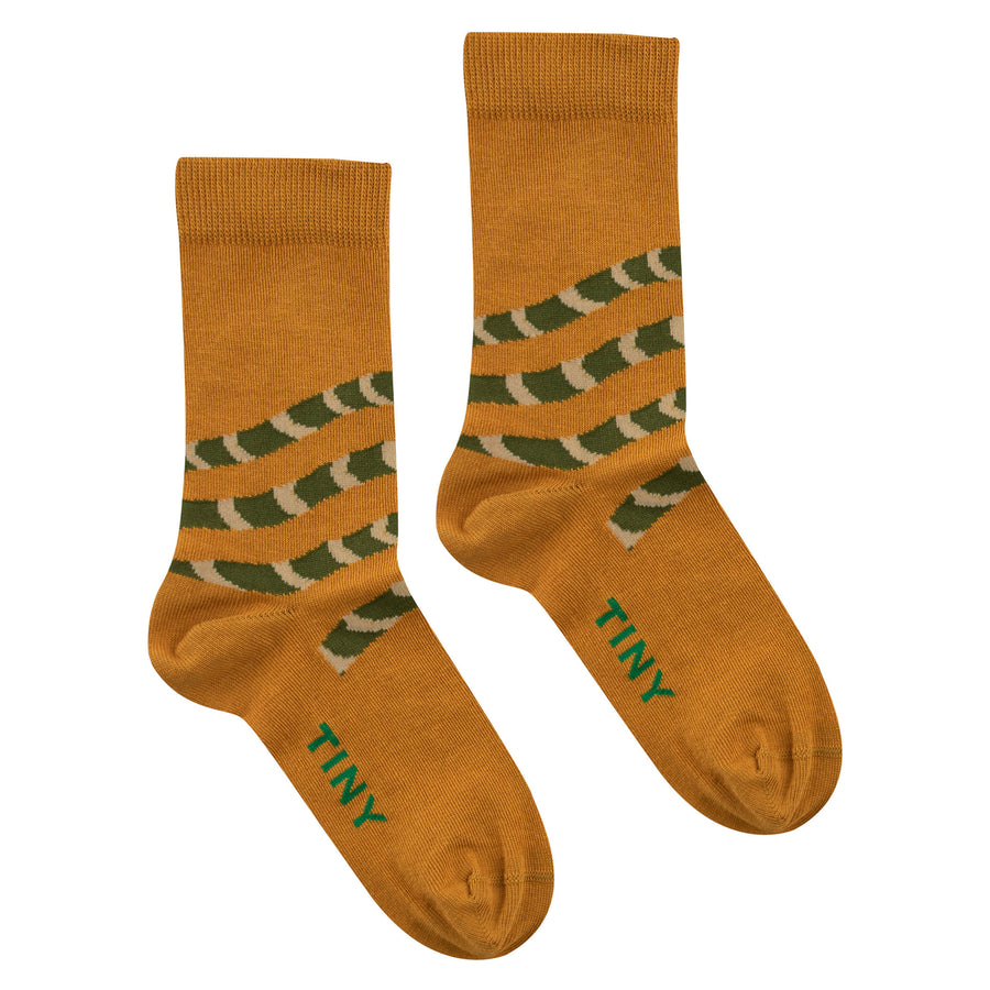 Tiny Cottons Toffee Snake Medium Socks