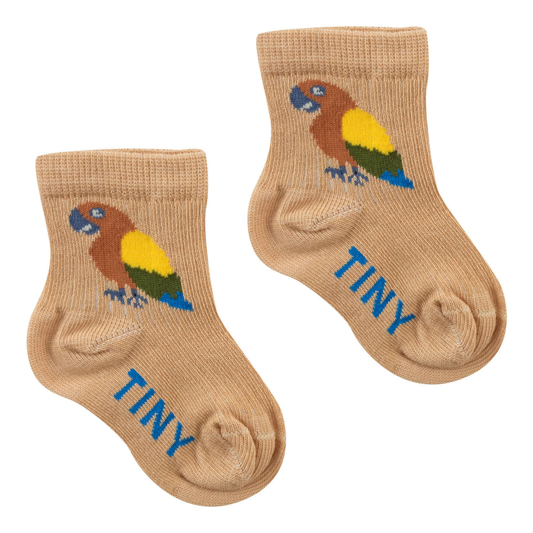 Tiny Cottons Almond Tropical Quarter Socks