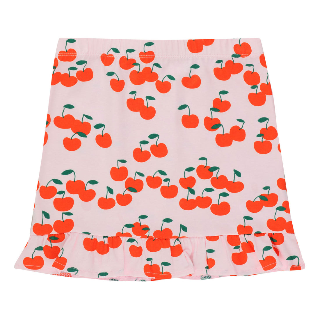 Tiny Cottons Light Pink/Summer Red Cherries Skirt