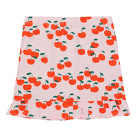 Tiny Cottons Light Pink/Summer Red Cherries Skirt