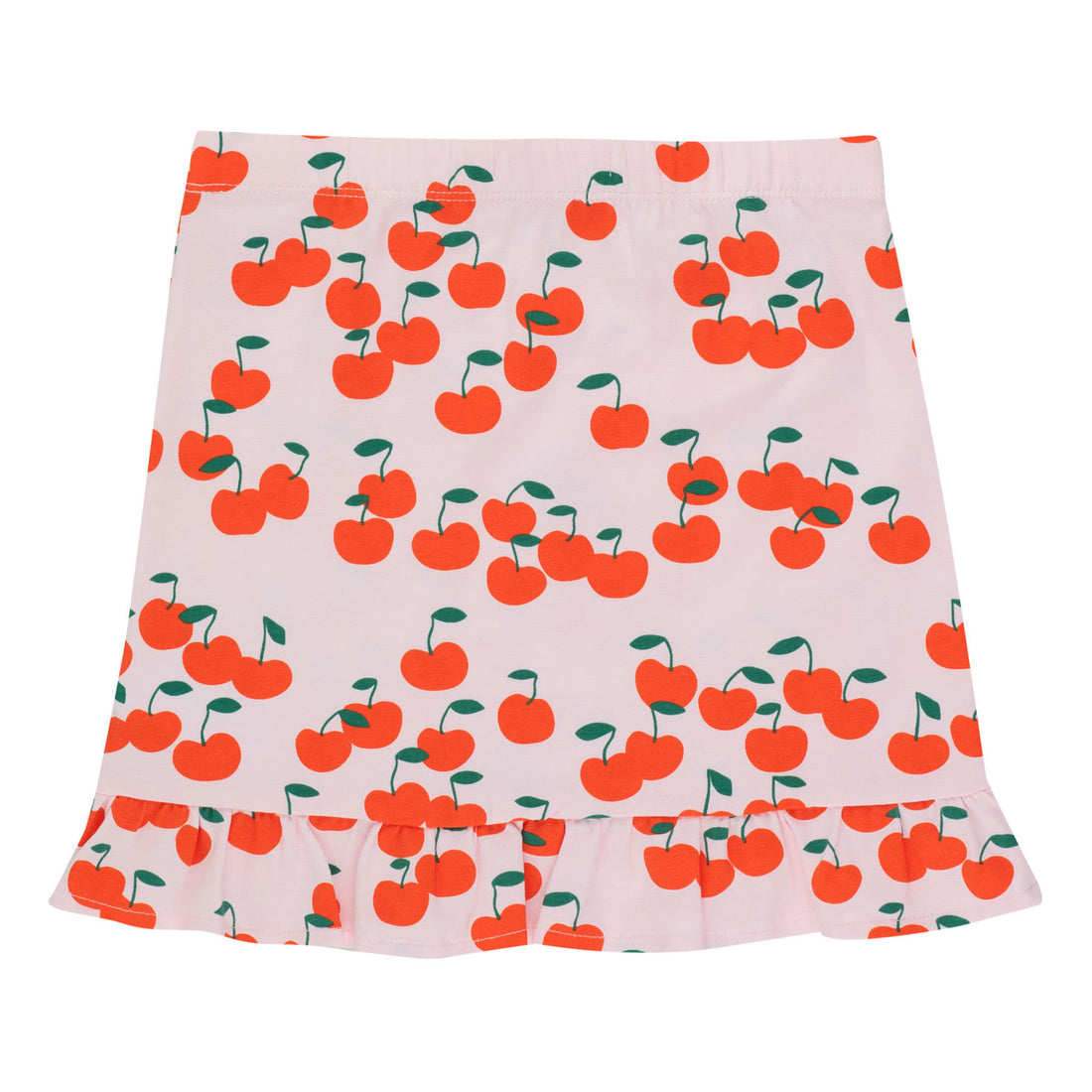 Tiny Cottons Light Pink/Summer Red Cherries Skirt