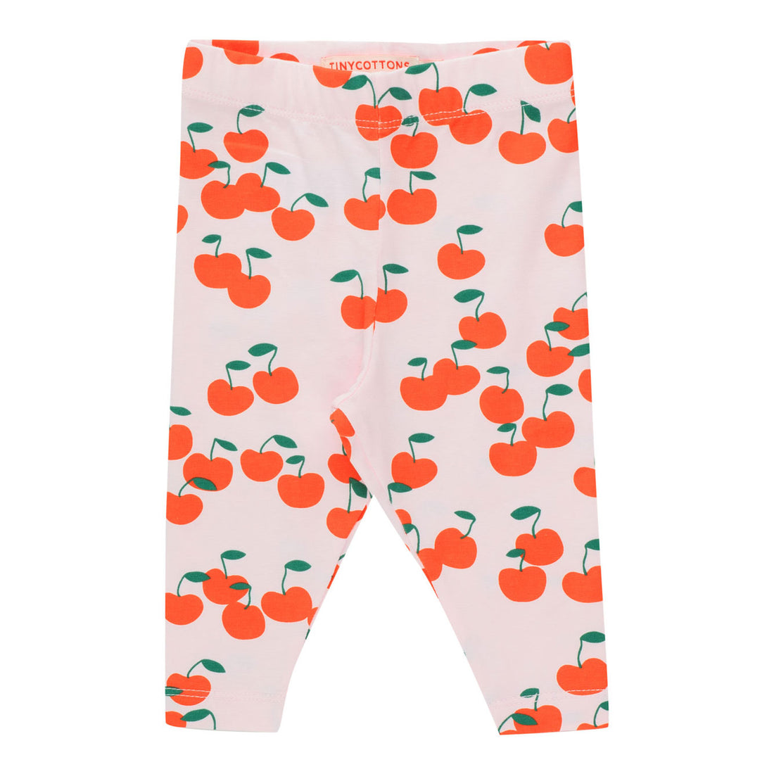 Tiny Cottons Light Pink/Summer Red Cherries Baby Pant