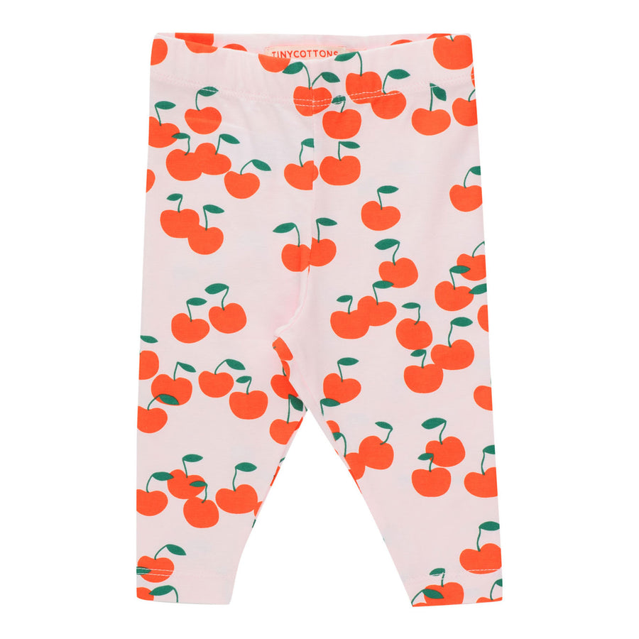 Tiny Cottons Light Pink/Summer Red Cherries Baby Pant