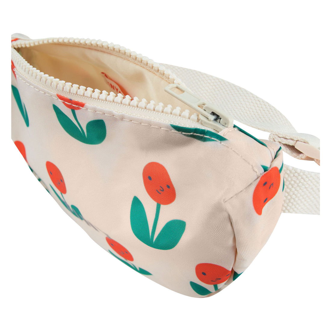 Tiny Cottons Light Cream Peonies Fanny Bag