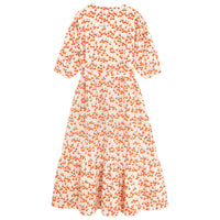 Tiny Cottons Light Cream/Summer Red Cherries Dress