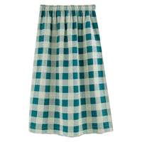 Tiny Cottons Dark Pistacchio/Dark Teal Big Check Skirt