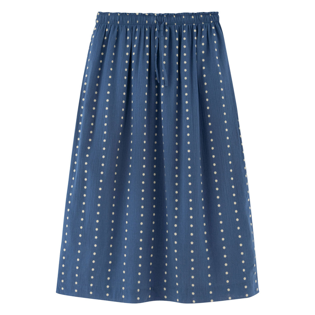 Tiny Cottons Light Navy Stars Printed Skirt