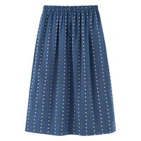 Tiny Cottons Light Navy Stars Printed Skirt