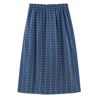 Tiny Cottons Light Navy Stars Printed Skirt