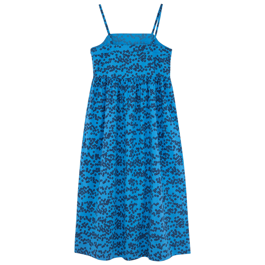 Tiny Cottons Lapis Blue/Navy Blossom Straps Dress