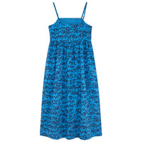 Tiny Cottons Lapis Blue/Navy Blossom Straps Dress