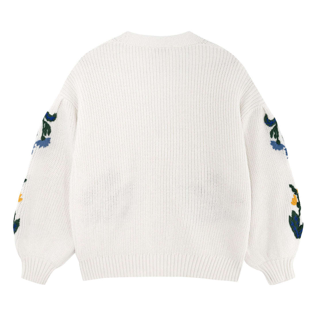 Tiny Cottons Light Cream Luisa Embroidered Cardigan