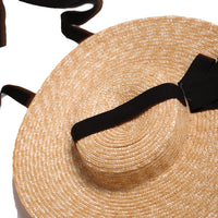 Tia Cibani Kohl Zsofia Shallow Boater Hat