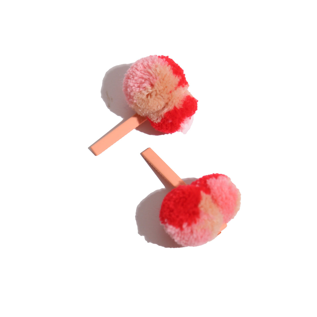 Tia Cibani Rainbow Tjimba Pom Pom Bobbi Pins (Set Of 6)