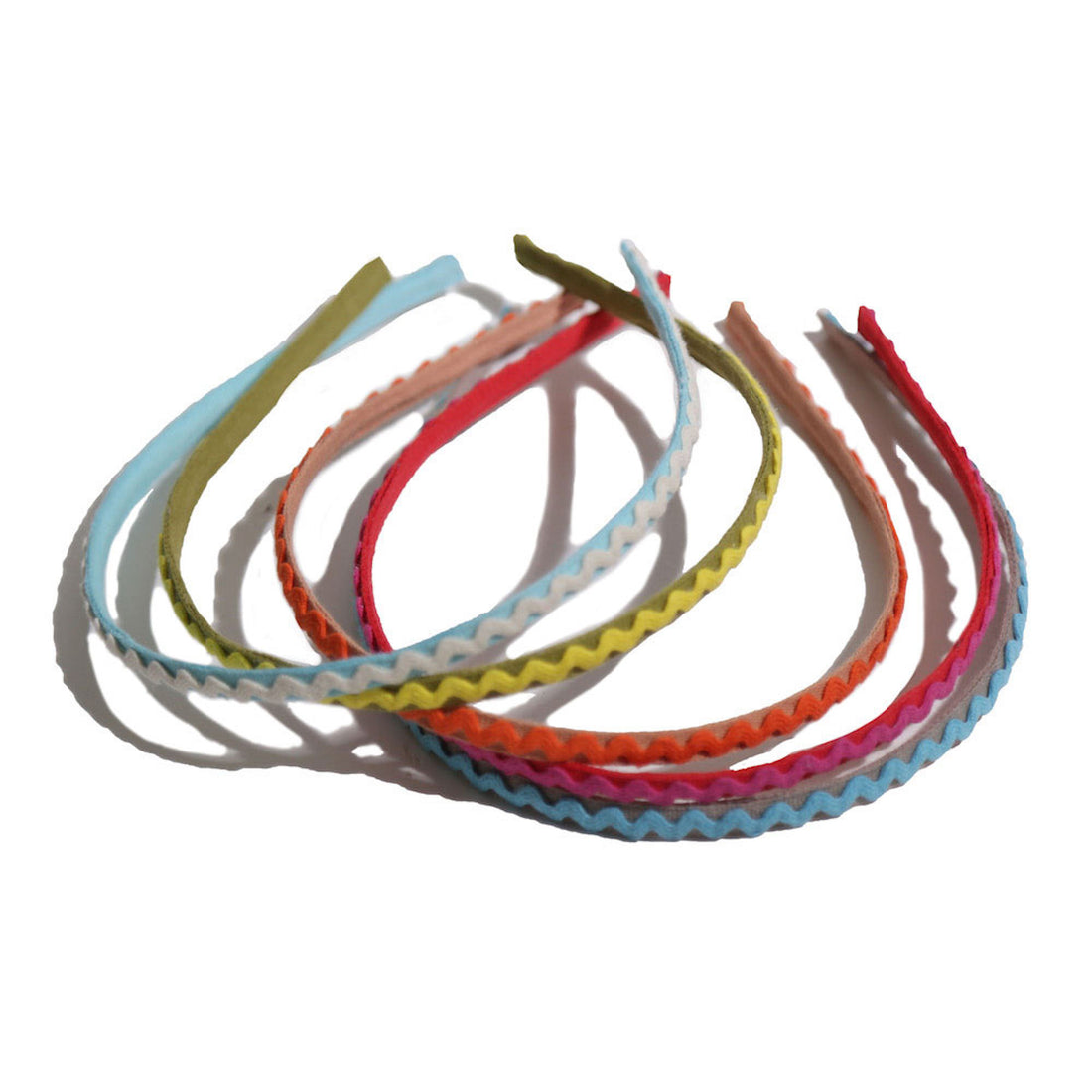 Tia Cibani Rainbow Britta Ric Rac Stackable Headbands (Set Of 5)