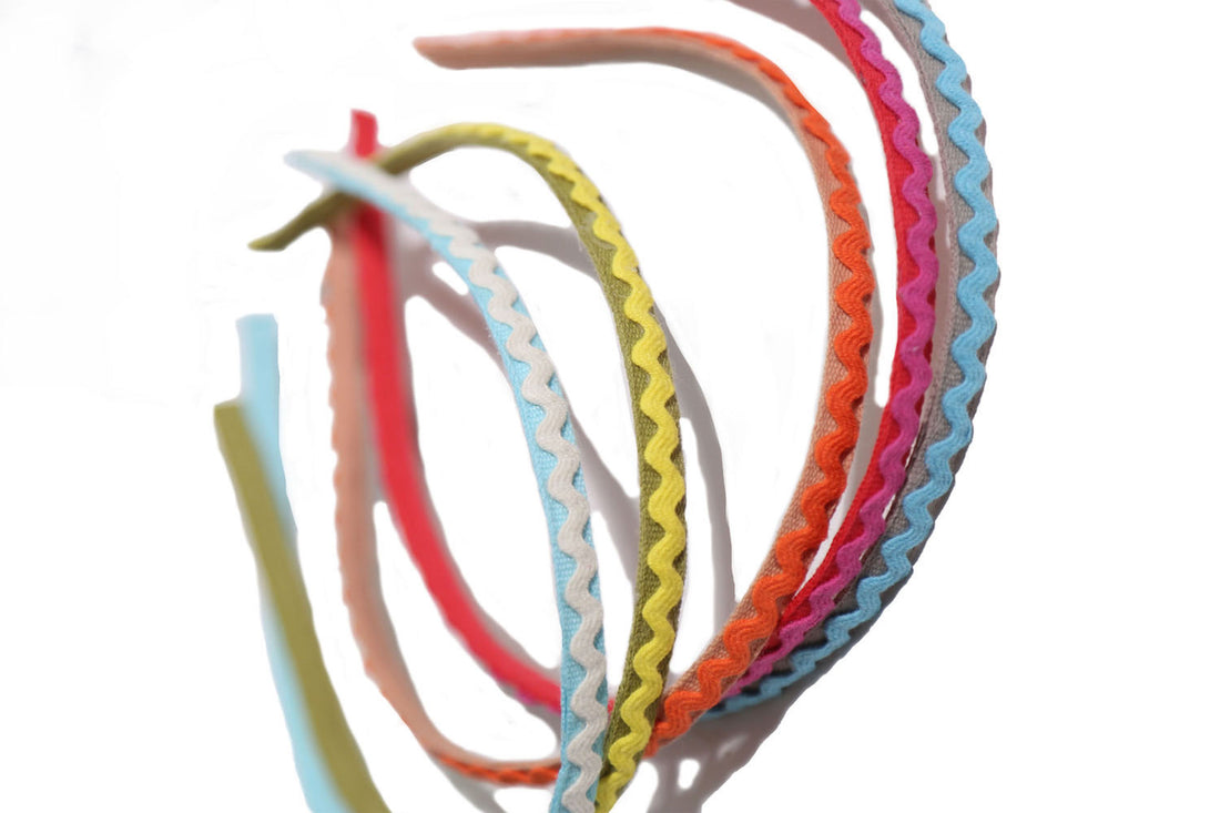 Tia Cibani Rainbow Britta Ric Rac Stackable Headbands (Set Of 5)