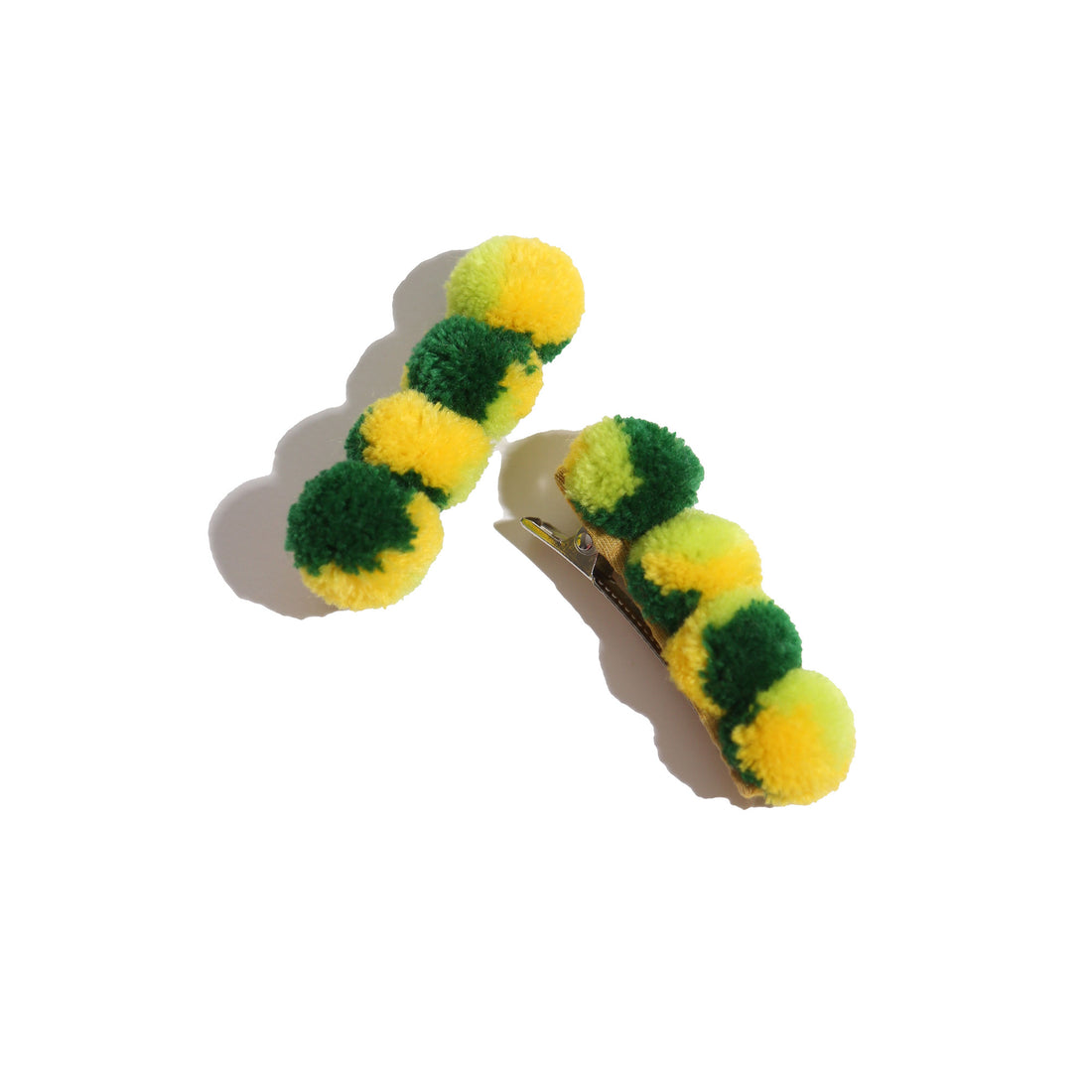 Tia Cibani Yield Mix Caterpillar Hair Clips (Set Of 2)